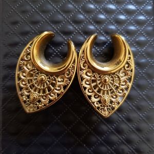 Gold Royal Crown Steel Saddles 1/2" 12mm